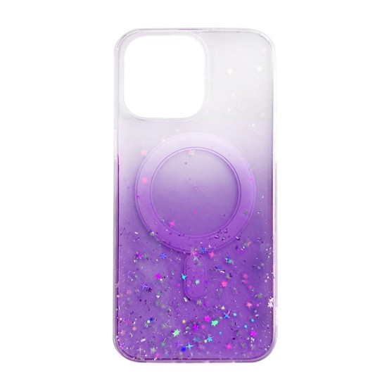 Capa Magnética para Apple iPhone 15 Pro Roxo